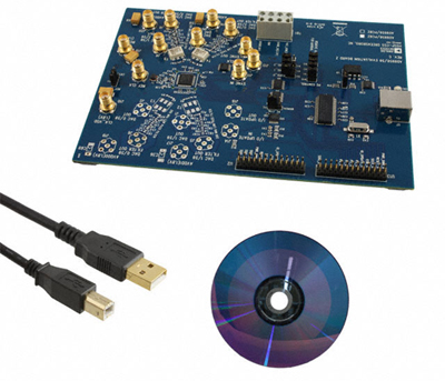 The AD9958/PCB evaluation board for the AD9958 DDS IC Analog Devices AD9958/PCB evaluation board